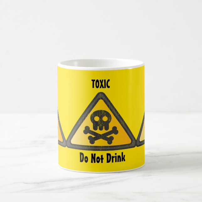 Toxic Do Not Drink SignThunder_Cove Coffee Mug (Center)