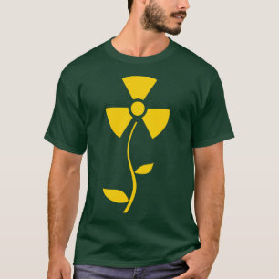 Toxic Flower Radiactive Hazard Nature danger alert T-Shirt