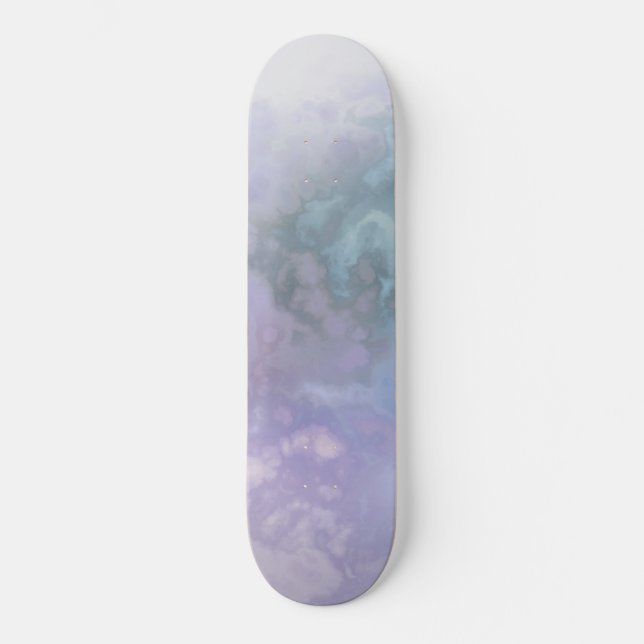 Toxic Gas Graphic (Purple Mauve Lavender) Skateboard (Front)