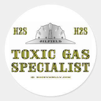 Toxic Gas Specialist, Oil Field Sticker