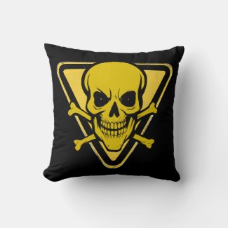 Toxic Grinning Bio Hazard Skull