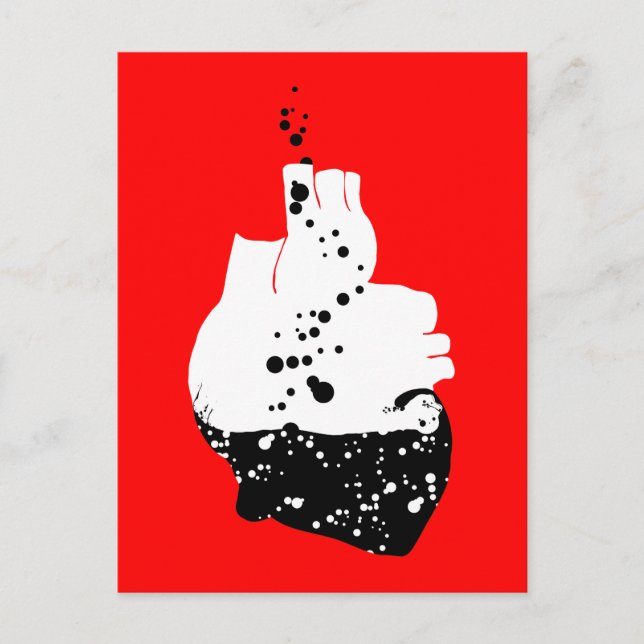 toxic heart postcard (Front)