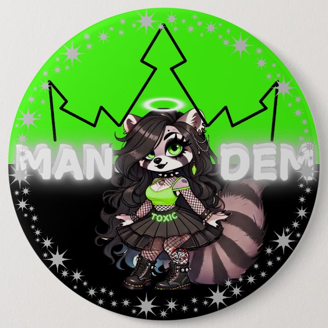 Toxic - Mandem Collection -SVBK- SILVERBCKK TTV  6 Cm Round Badge (Front)