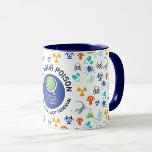ToxIC Pick Your Poison Blue Two-Tone Coffee Mug