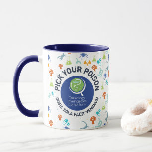 ToxIC Pick Your Poison Blue Two-Tone Coffee Mug