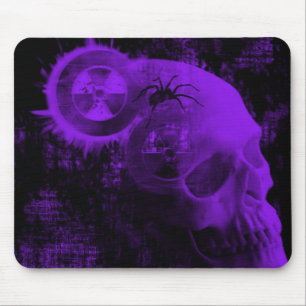 toxic skull mouse mat