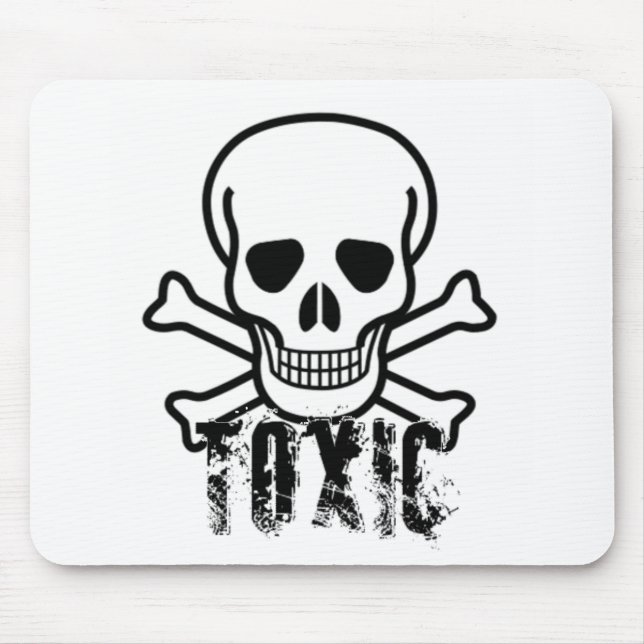 Toxic skull mouse mat (Front)