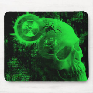 toxic skull mouse mat