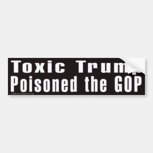 'Toxic Trump' Bumper Sticker 