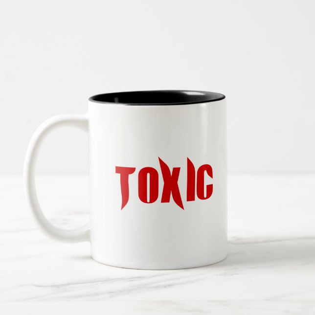 Toxic Two-Tone Coffee Mug (Left)