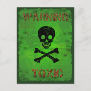 Toxic Warning Recipe Card