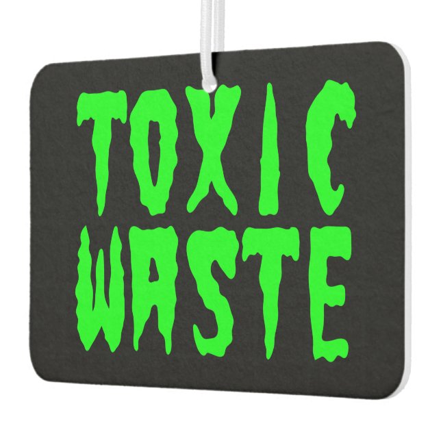 TOXIC WASTE CAR AIR FRESHENER (Left)