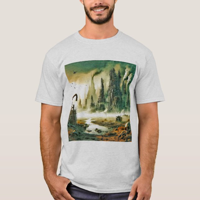 Toxic Wasteland: A Dystopian Future T-Shirt (Front)