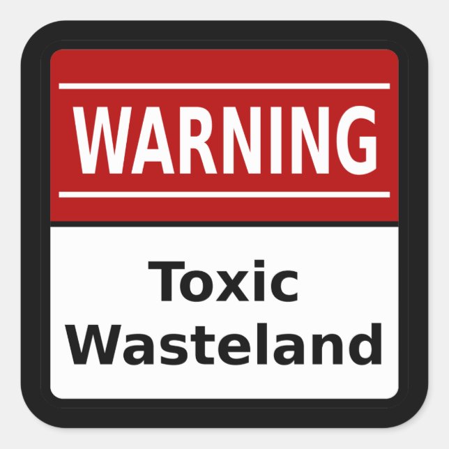 Toxic Wasteland Sticker (Front)
