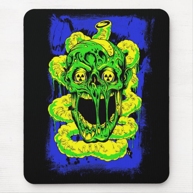Toxic Zombie Mouse Mat (Front)