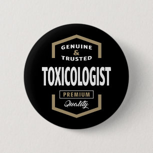 Toxicologist Logo Gift Ideas 6 Cm Round Badge