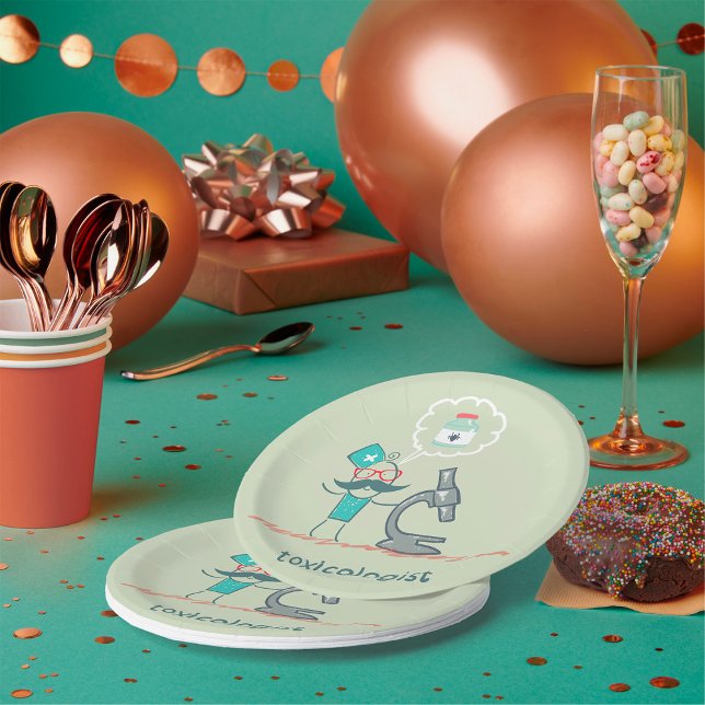 Toxicologist Paper Plate (Creator Uploaded)