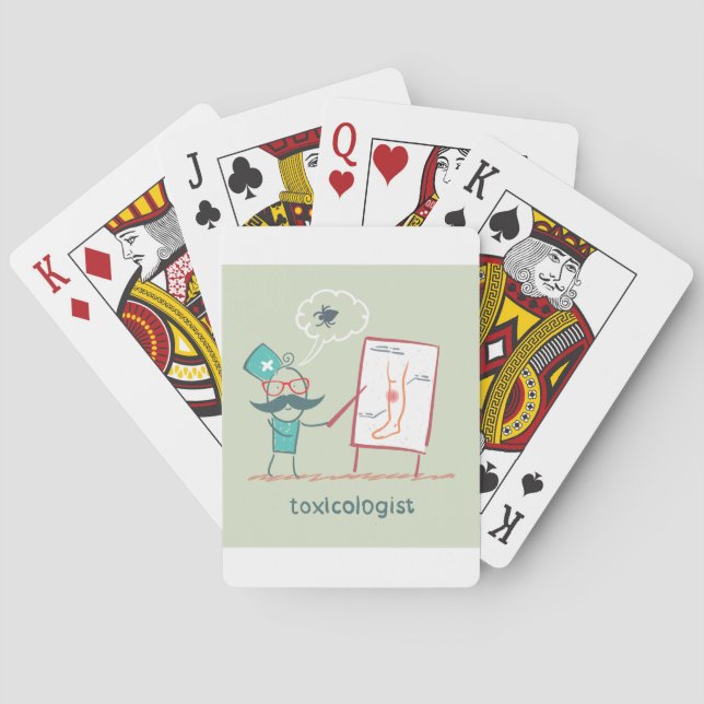 Toxicologist Playing Cards (Back)