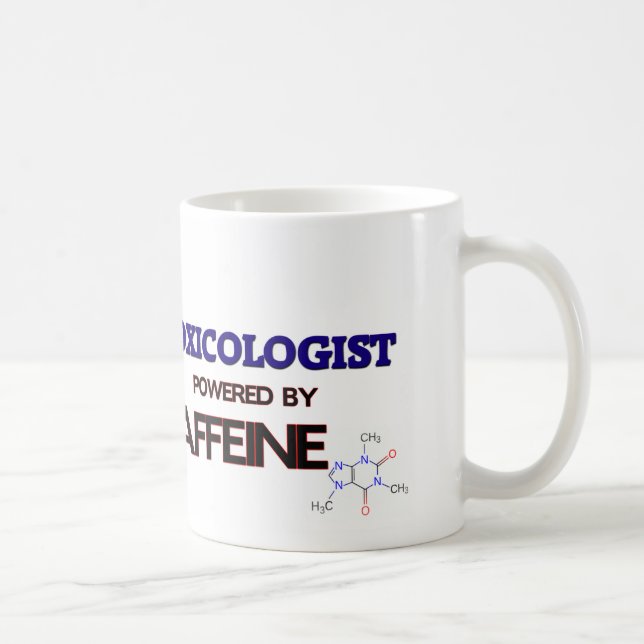 Toxicologist Powered by caffeine Coffee Mug (Right)