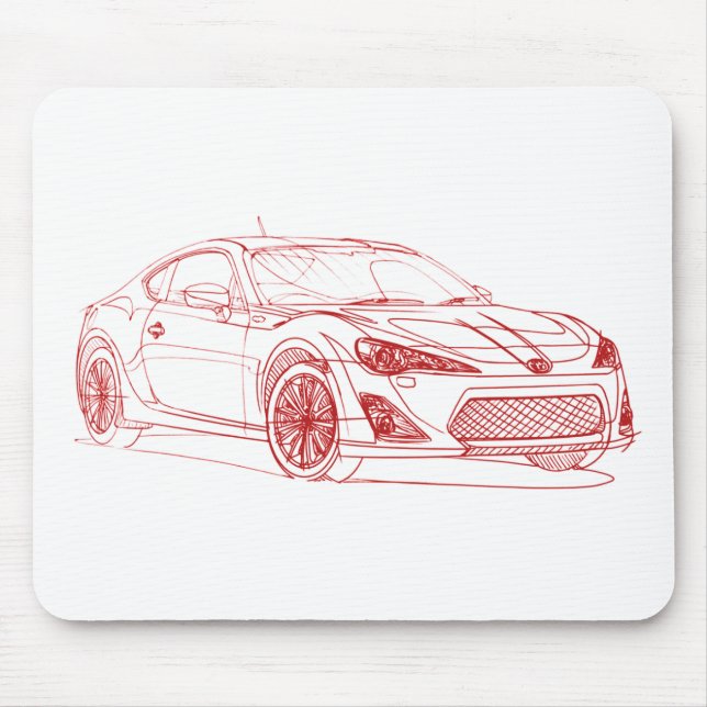 Toy 86 GTS 2012 Mouse Mat (Front)