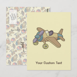 Toy Aeroplane Postcard