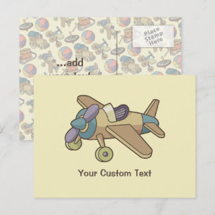 Toy Aeroplane Postcard