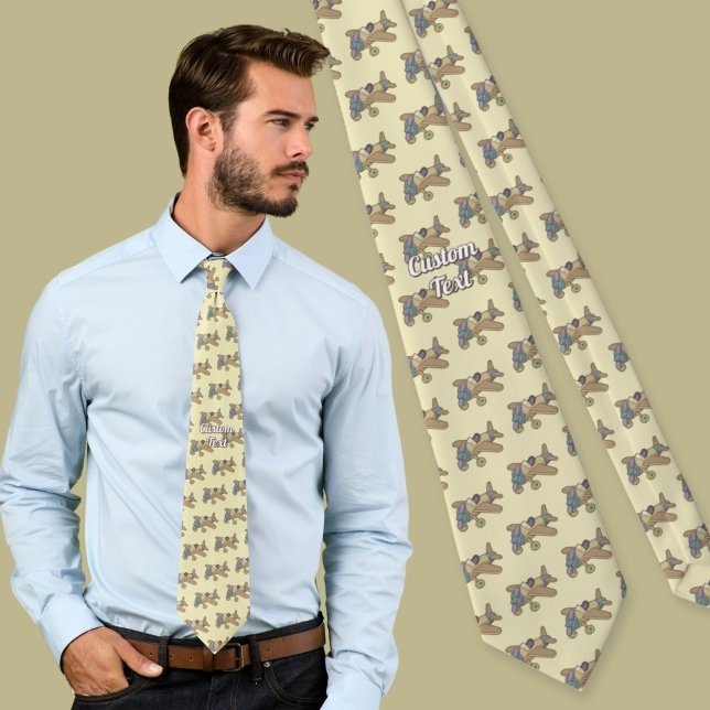 Toy Aeroplane Tie (Creator Uploaded)