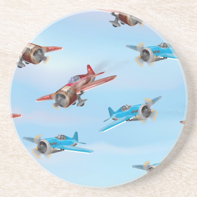 Toy Aeroplanes Coaster (Front)