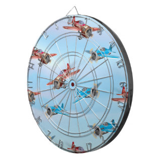 Toy Aeroplanes Dartboard
