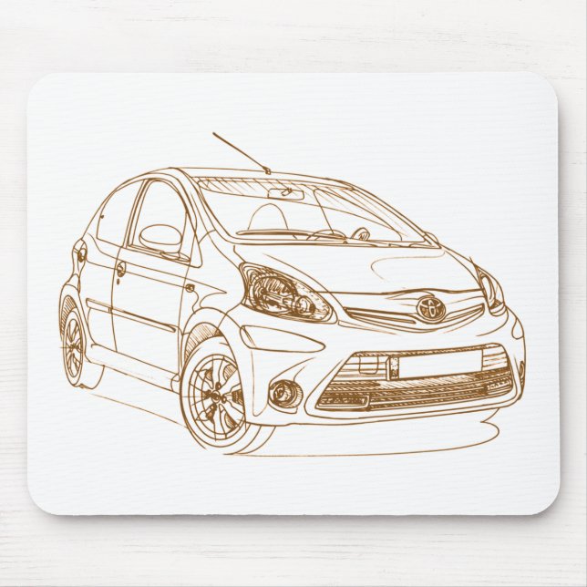 Toy Aygo 2013 Mouse Mat (Front)