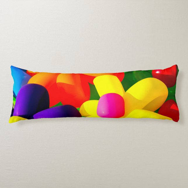 Toy Balloon Flowers Body Cushion (Front)