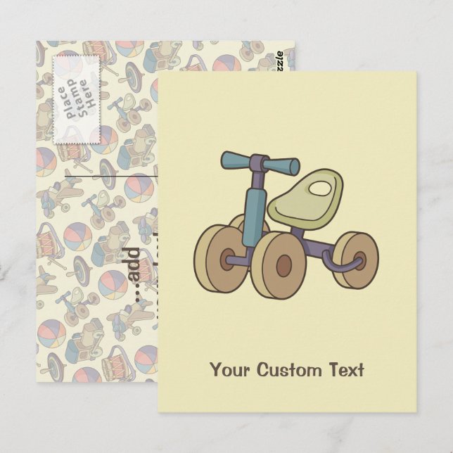Toy Bike Postcard (Front/Back)