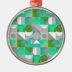 Toy Blocks small - green Metal Tree Decoration