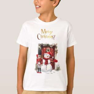 Toy British Soldier Bearskin hat and Snowman T-Shirt