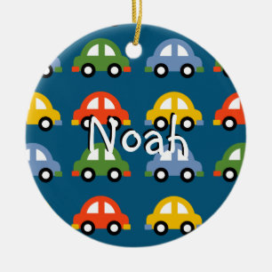 Toy cars custom ornament