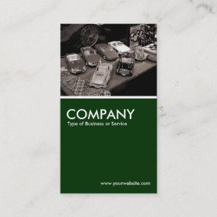 Toy Cars - Dark Green Business Card