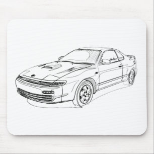 Toy Celica GT4 1990 Mouse Mat