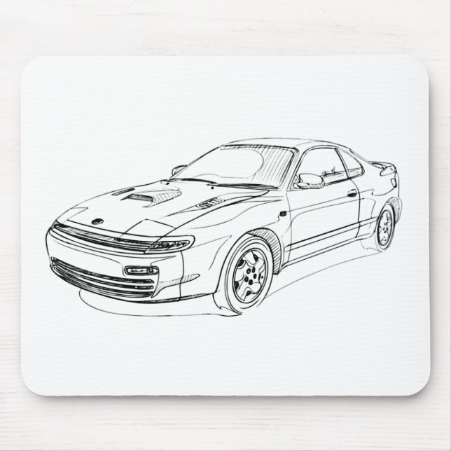 Toy Celica GT4 1990 Mouse Mat (Front)