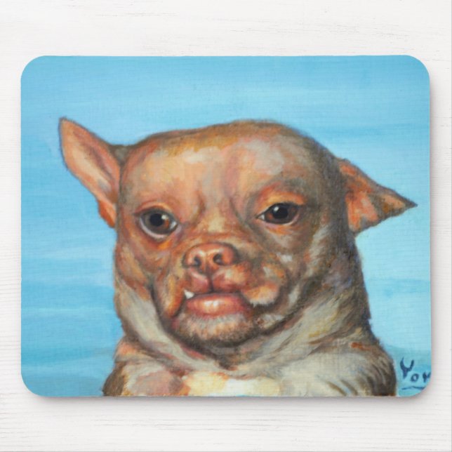 Toy chihuahua Mousepad (Front)