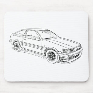 Toy Corolla Trueno Levin AE86 Mouse Mat