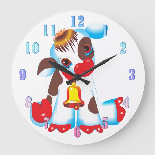 Toy Cow Wall Clock (Front)