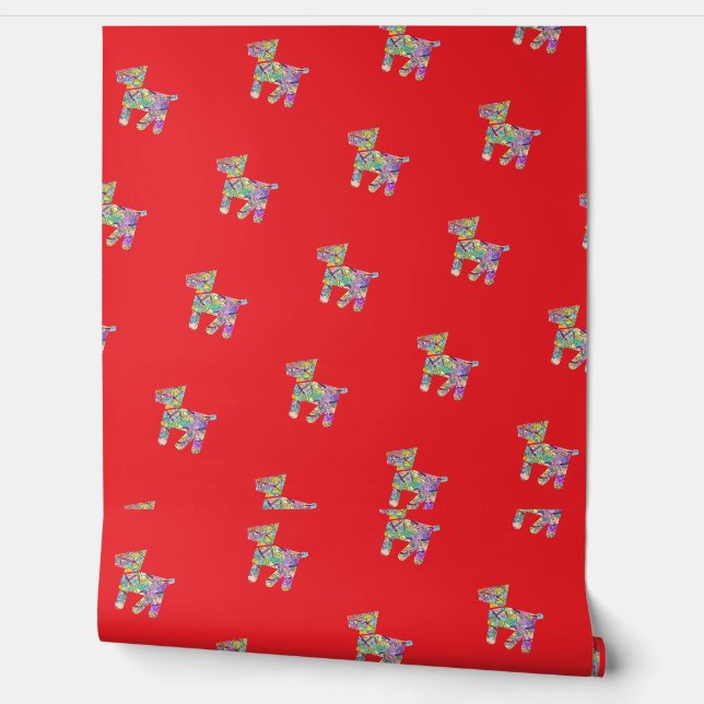 Toy Dog Red  Wallpaper (Unrolling)