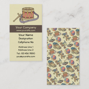 Toy Drum Business Card