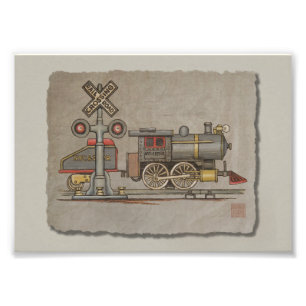 Toy Electric Train Photo Print