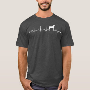 Toy Fo Terrier Dog Heartbeat EKG Funny Dog Mum T-Shirt