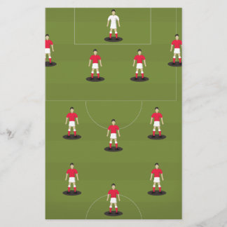 Toy Football Team Stationery