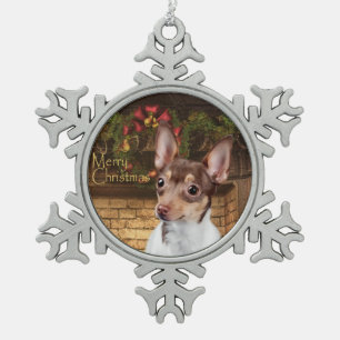 Toy Fox Terrier Christmas Ornament
