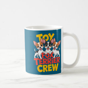 Toy Fox Terrier Crew Cartoon Small Amertoy Pet Dog Coffee Mug