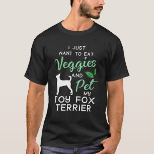 Toy Fox Terrier Dog Cigar Lover Owner Xmas Birthda T-Shirt
