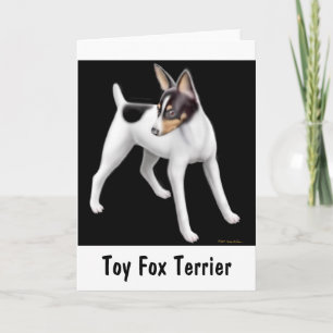 Toy Fox Terrier Greeting Card